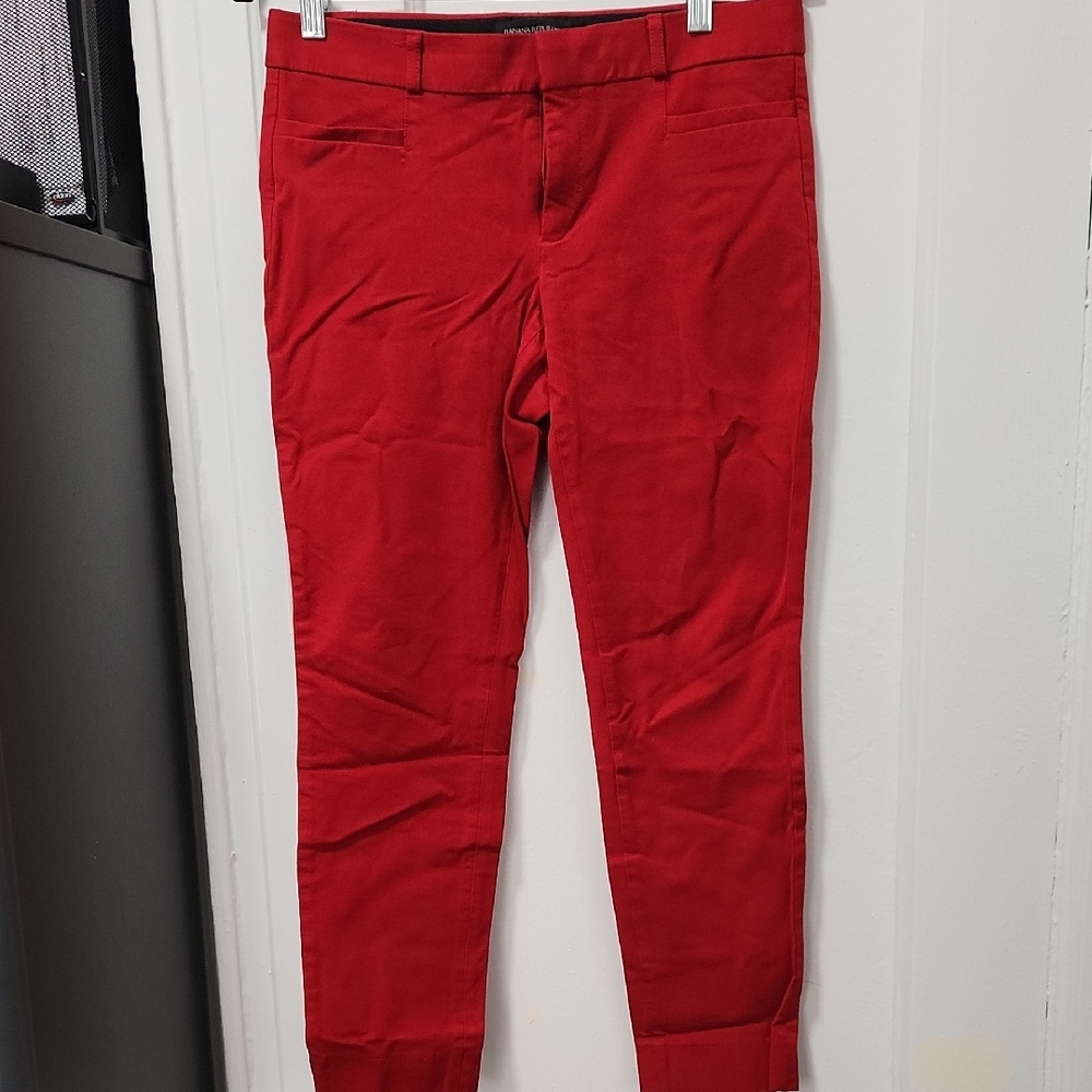Banana Republic Bold Red Trousers